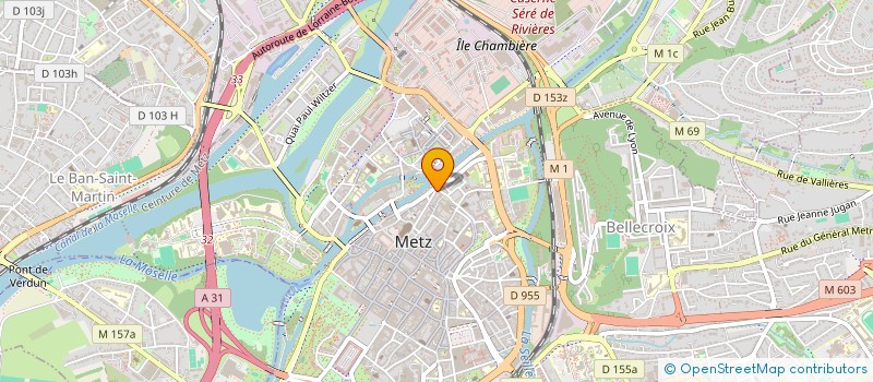 localisation de l'entreprise SPQR  METZ