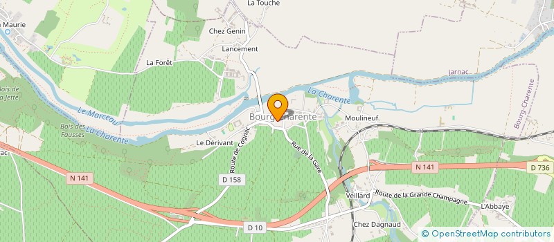 localisation de l'entreprise SPQR à BOURG-CHARENTE