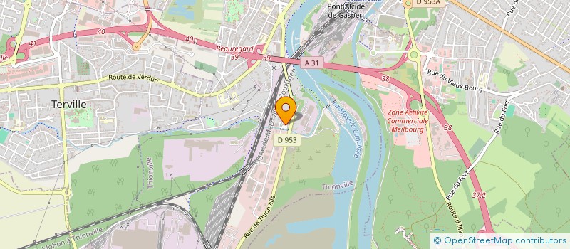 localisation de l'entreprise SPQR  THIONVILLE