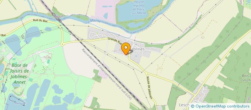 localisation de l'entreprise SPQTESTUDINUM  JABLINES