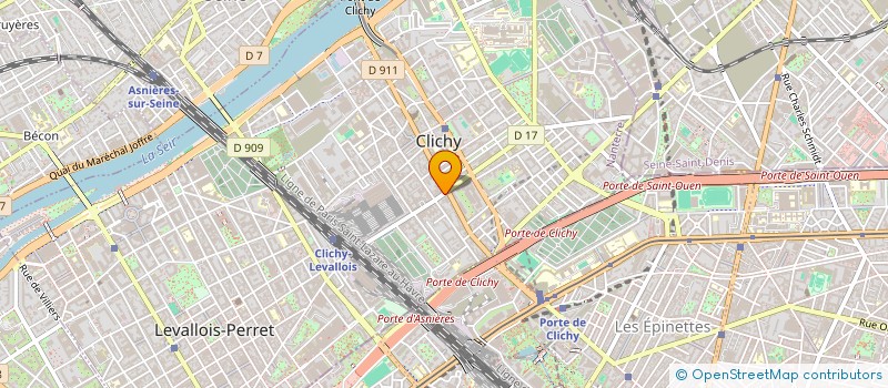 localisation de l'entreprise SPR à CLICHY