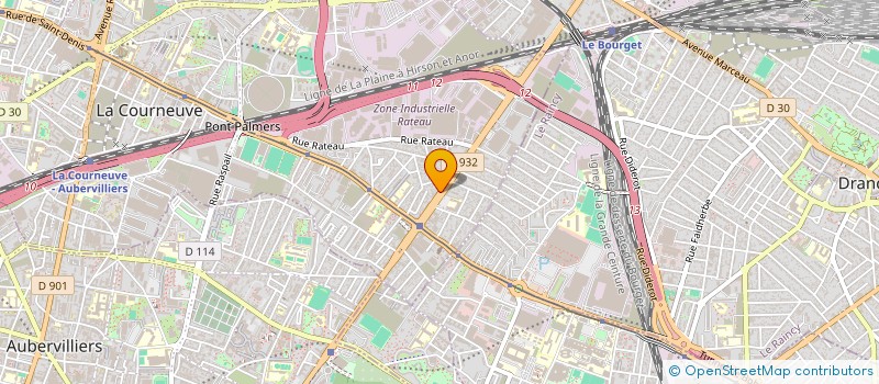 localisation de l'entreprise SPR à LA COURNEUVE