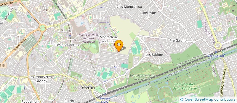 localisation de l'entreprise SPR à SEVRAN