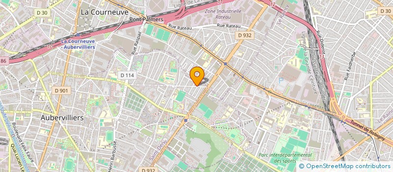 localisation de l'entreprise SPR  AUBERVILLIERS