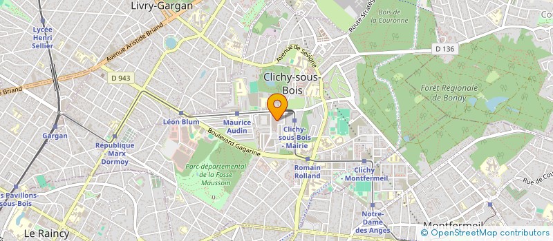localisation de l'entreprise SPR à CLICHY-SOUS-BOIS