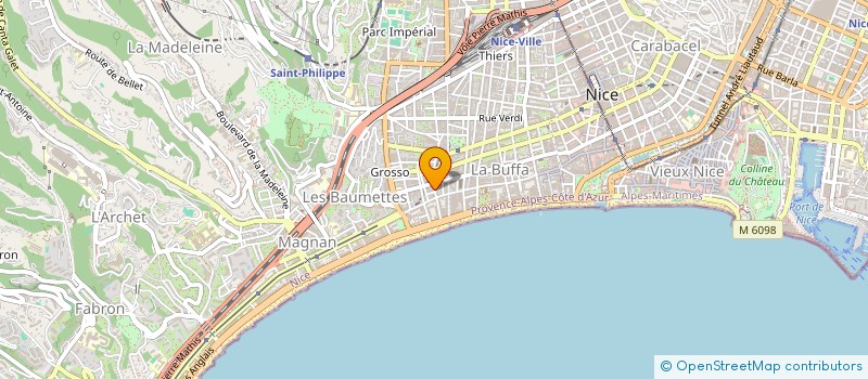 localisation de l'entreprise SPR- ATP à NICE