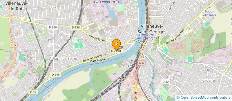 localisation de l'entreprise SPR BATIMENT à VILLENEUVE-LE-ROI