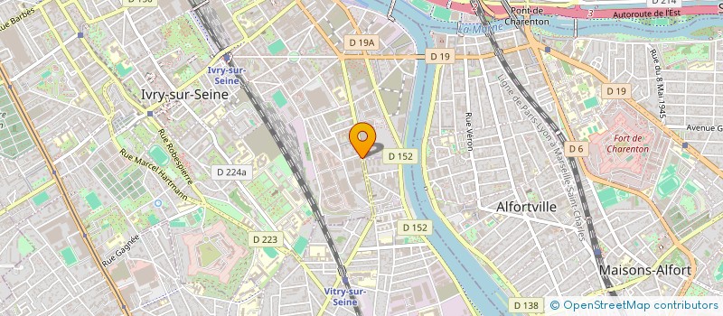 localisation de l'entreprise SPR BATIMENT ET INDUSTRIE  IVRY-SUR-SEINE