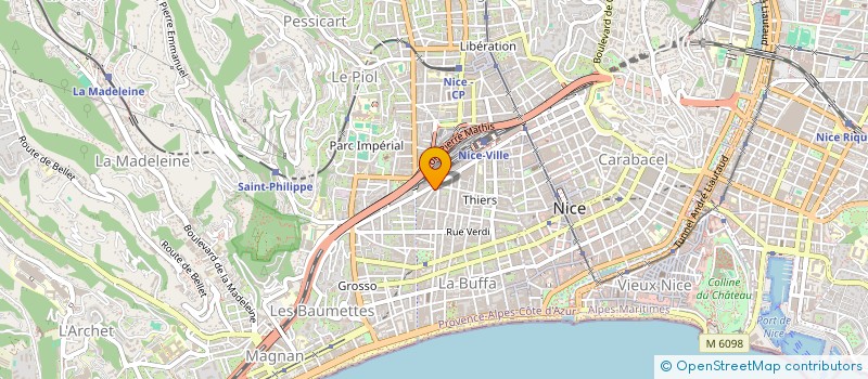 localisation de l'entreprise SPR & CO  NICE