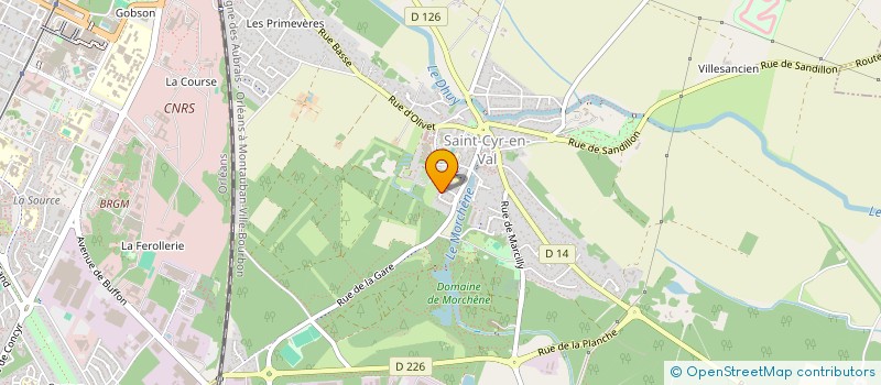 localisation de l'entreprise SPR IMMO  SAINT-CYR-EN-VAL