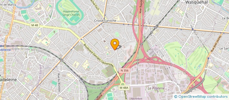 localisation de l'entreprise SPR-SOLUTION à MARCQ-EN-BARŒUL