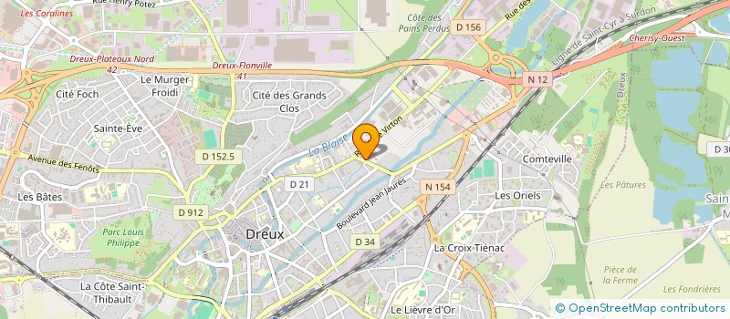 localisation de l'entreprise SPR SPORT PERFORMANCE RECUPERATION à DREUX