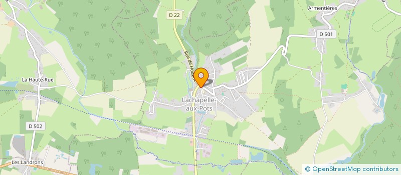 localisation de l'entreprise SPR SUPERETTE  LACHAPELLE-AUX-POTS