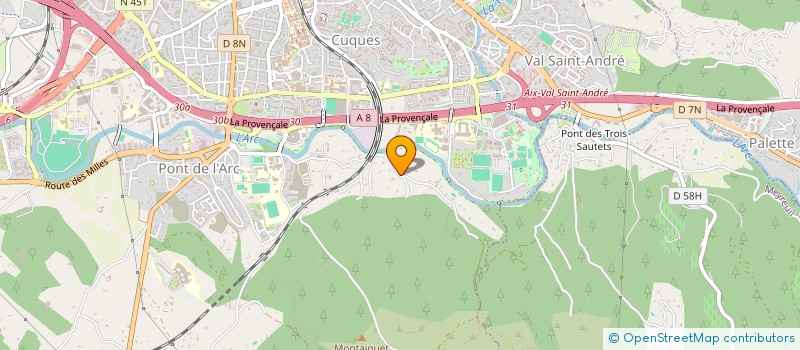 localisation de l'entreprise SPRAY DRYING CONSULTING AND PERFORMANCE à AIX-EN-PROVENCE