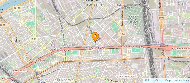 localisation de l'entreprise SPRD  SAINT-OUEN-SUR-SEINE