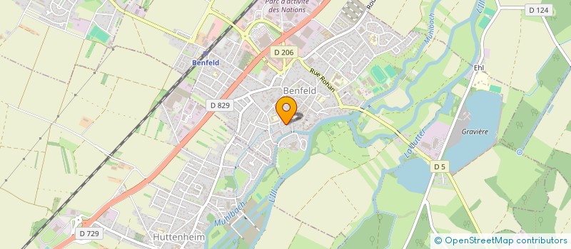 localisation de l'entreprise SPREAD UP  BENFELD