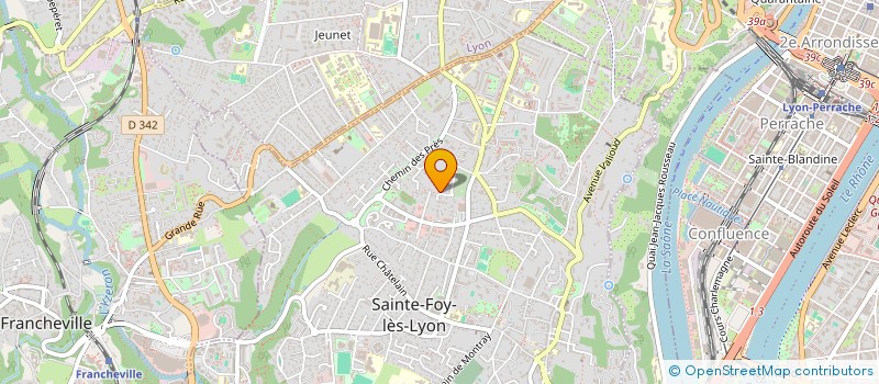 localisation de l'entreprise SPRECHER GOLF DESIGN  SAINTE-FOY-LES-LYON