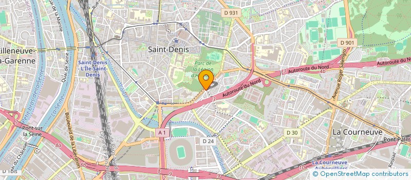 localisation de l'entreprise SPRF à SAINT-DENIS