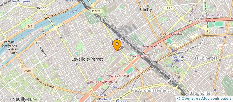 localisation de l'entreprise SPRG à LEVALLOIS-PERRET