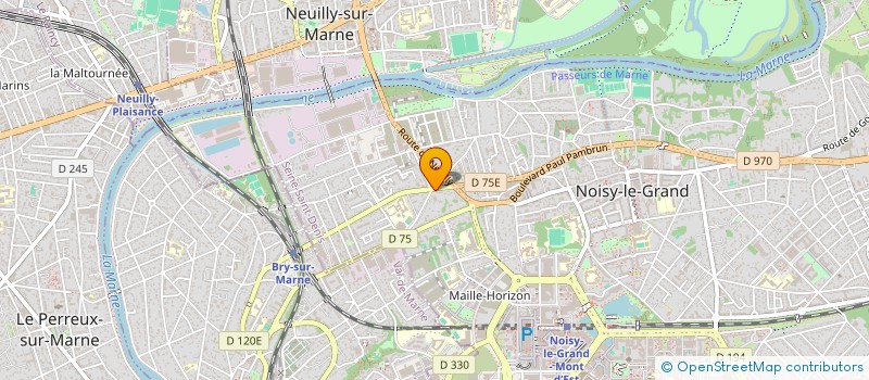 localisation de l'entreprise SPRI à NOISY-LE-GRAND