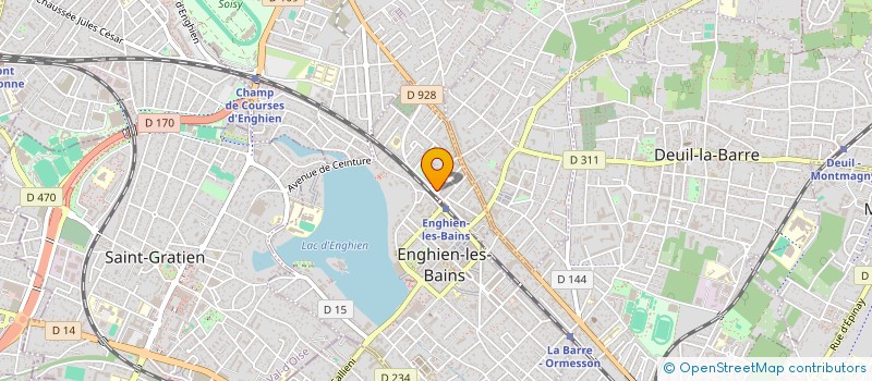 localisation de l'entreprise SPRI LA LUCIA à ENGHIEN-LES-BAINS