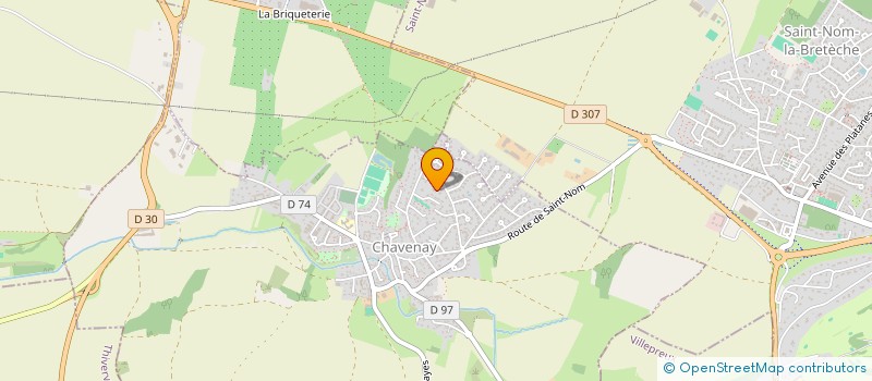 localisation de l'entreprise SPRIE 78  CHAVENAY