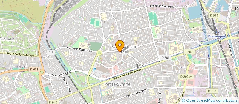 localisation de l'entreprise SPRIET à DUNKERQUE