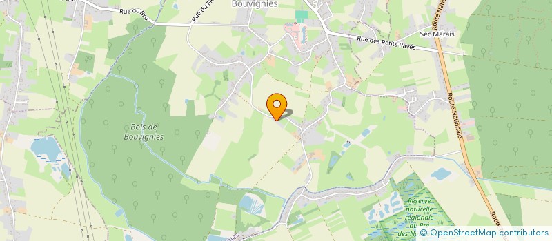 localisation de l'entreprise SPRIET-TOURTE-SCI à BOUVIGNIES