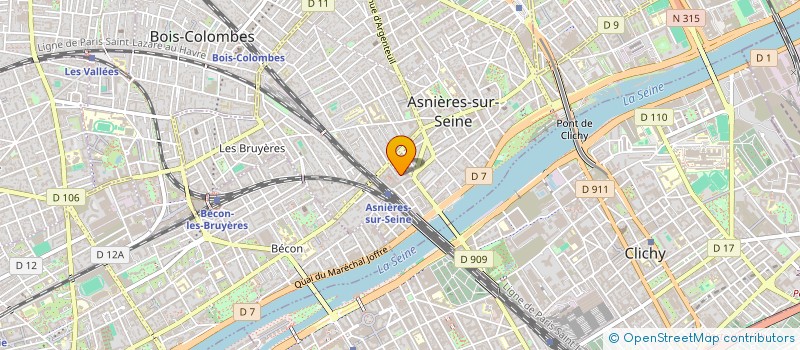 localisation de l'entreprise SPRING 15  ASNIERES-SUR-SEINE