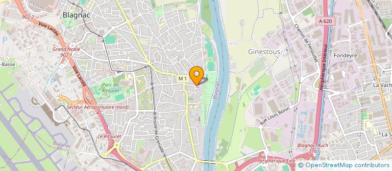 localisation de l'entreprise SPRING  BLAGNAC