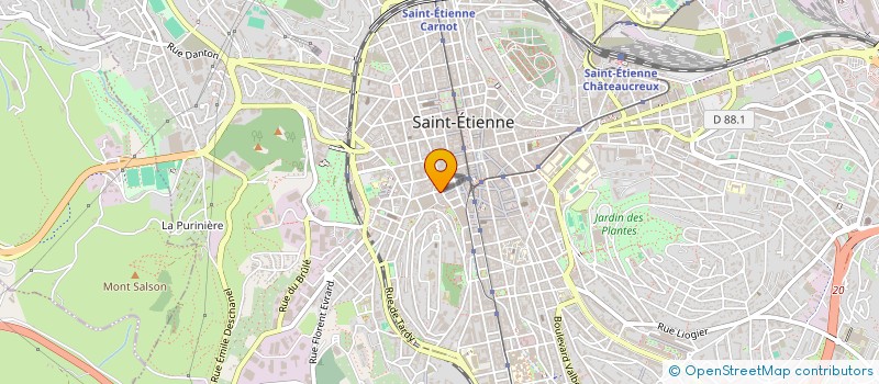 localisation de l'entreprise SPRING BREAK  SAINT-ETIENNE