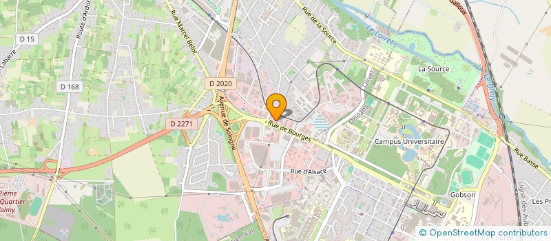 localisation de l'entreprise SPRING DRIVE à OLIVET
