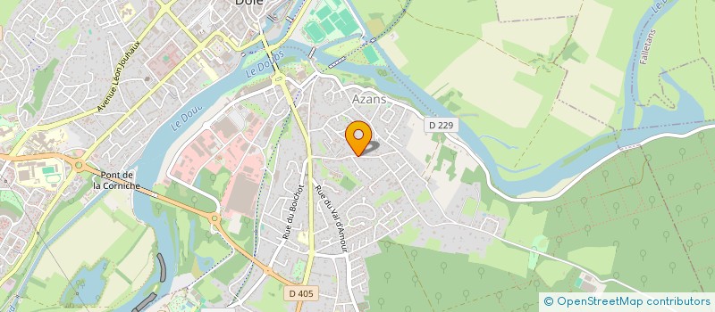 localisation de l'entreprise SPRING DRIVE à DOLE