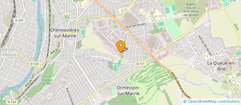 localisation de l'entreprise SPRING NETTOYAGE  CHENNEVIERES-SUR-MARNE