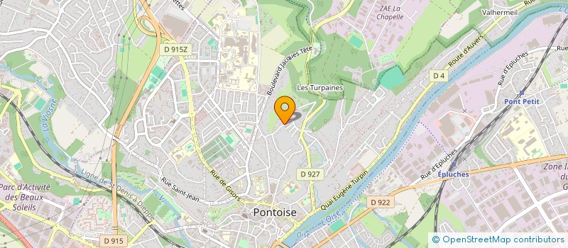 localisation de l'entreprise SPRING PAINTBALL à PONTOISE