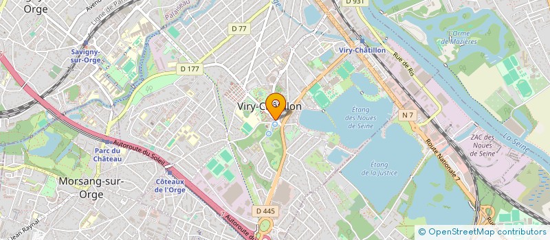 localisation de l'entreprise SPRING PILATES à VIRY-CHATILLON