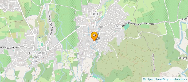 localisation de l'entreprise SPRING TIDE  SOREDE