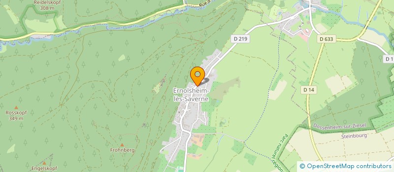 localisation de l'entreprise SPRINGER ET CIE à ERNOLSHEIM-LES-SAVERNE