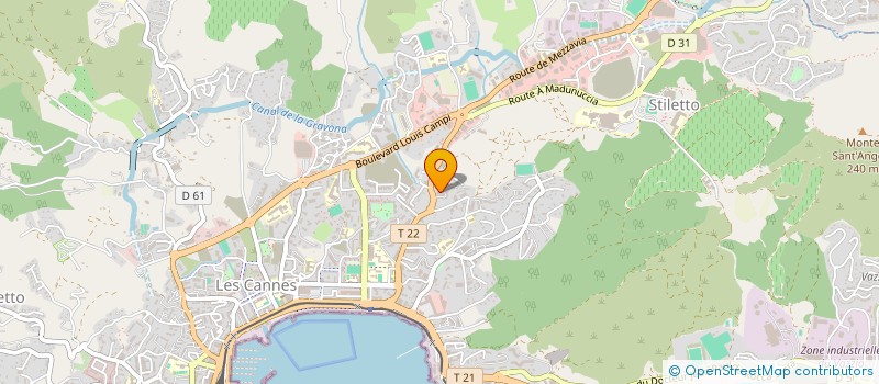 localisation de l'entreprise SPRINGFIELD à AJACCIO