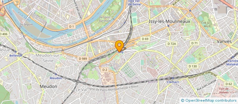 localisation de l'entreprise SPRINGFIVE à ISSY-LES-MOULINEAUX