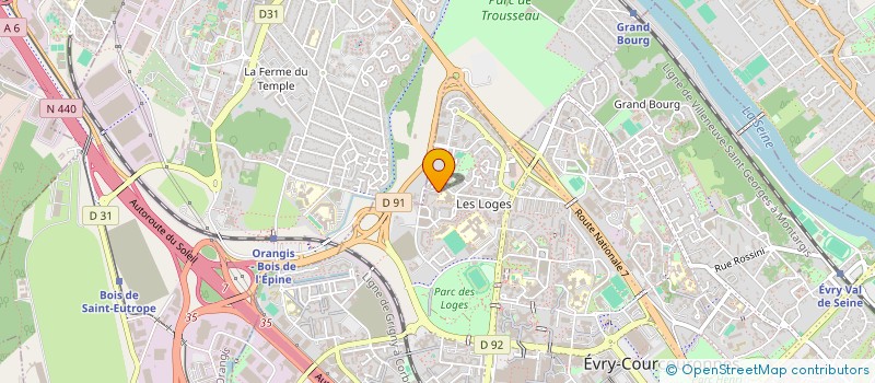 localisation de l'entreprise SPRINGS AGENCY à EVRY-COURCOURONNES
