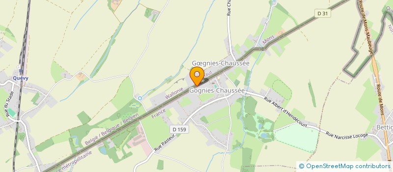 localisation de l'entreprise SPRINKLER CONNECTION  GOGNIES-CHAUSSEE