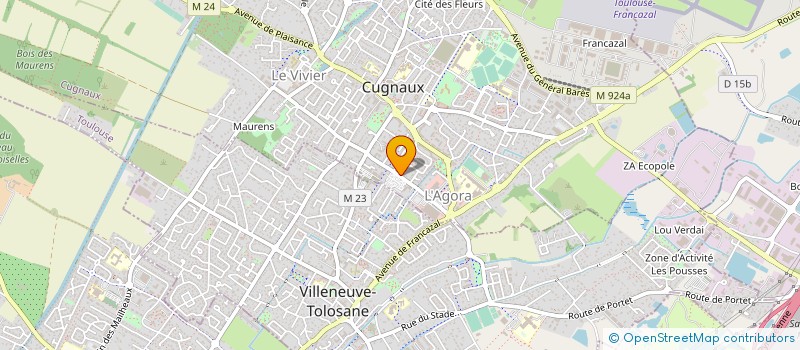 localisation de l'entreprise SPRINT à CUGNAUX