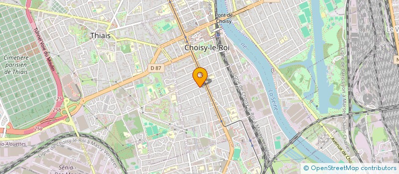 localisation de l'entreprise SPRINT à CHOISY-LE-ROI