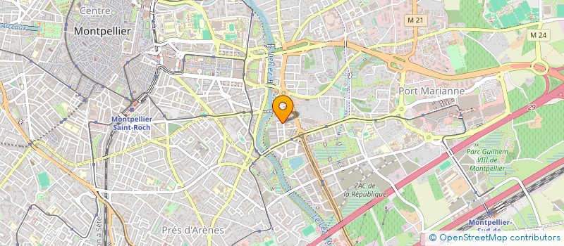 localisation de l'entreprise SPRINT AUTO  MONTPELLIER