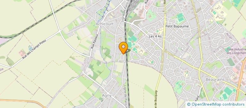 localisation de l'entreprise SPRINT CLUB DE L ARTOIS  BEAURAINS