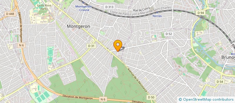 localisation de l'entreprise SPRINT COLOR à MONTGERON