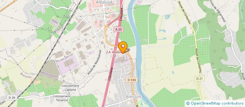 localisation de l'entreprise SPRINT COMMUNICATION à MONTAUBAN