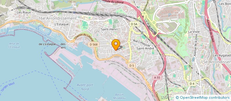 localisation de l'entreprise SPRINT COURSES TRANSPORT  MARSEILLE