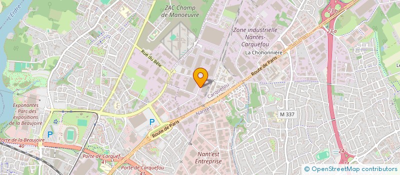 localisation de l'entreprise SPRINT ESPACE BUREAUX à CARQUEFOU